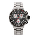 Stainless Steel 41mm Formula 1 Indy 500 Chronograph Quartz Watch Black CAC111A