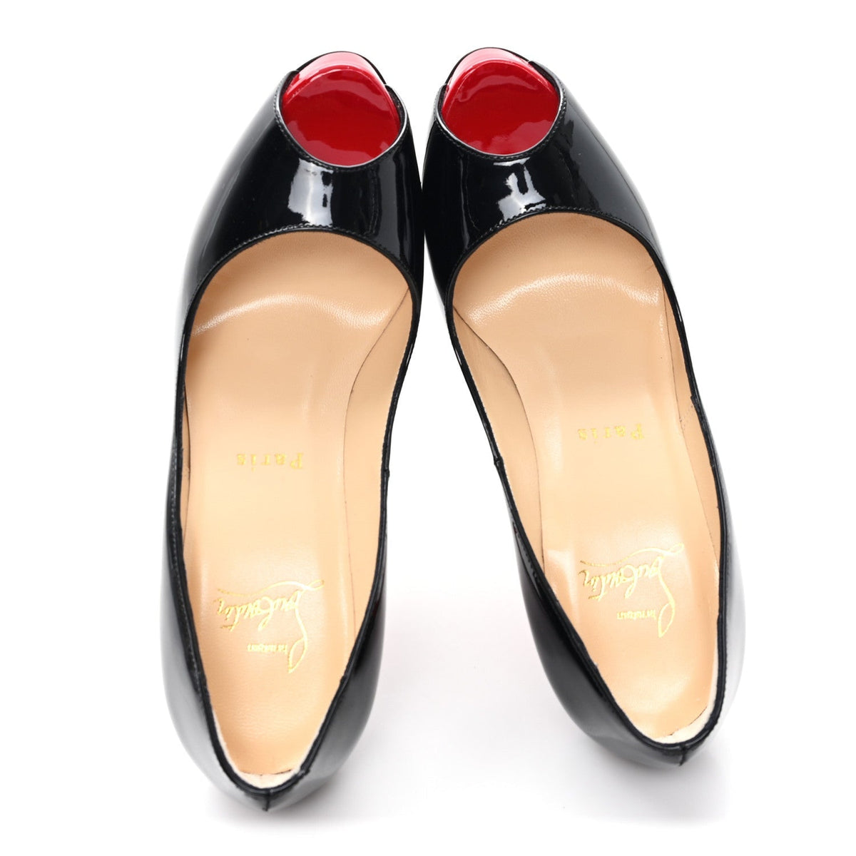 Patent New Very Prive 120mm Pumps 35.5 Black