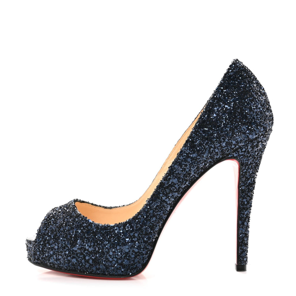 Glitter Very Prive 120 Pumps 37 Bleu Marine