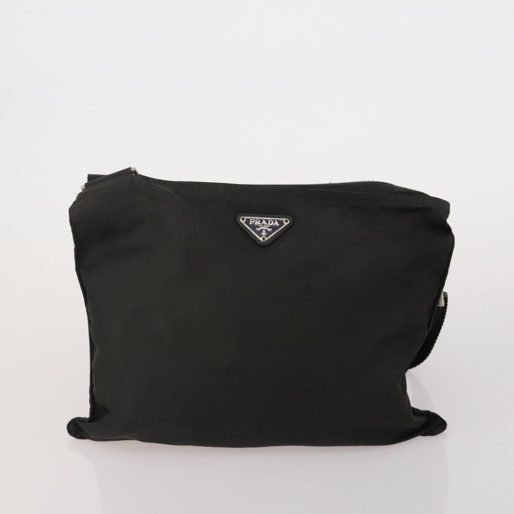 PRADA Hand Bag Nylon 3 Set Black Auth 188687
