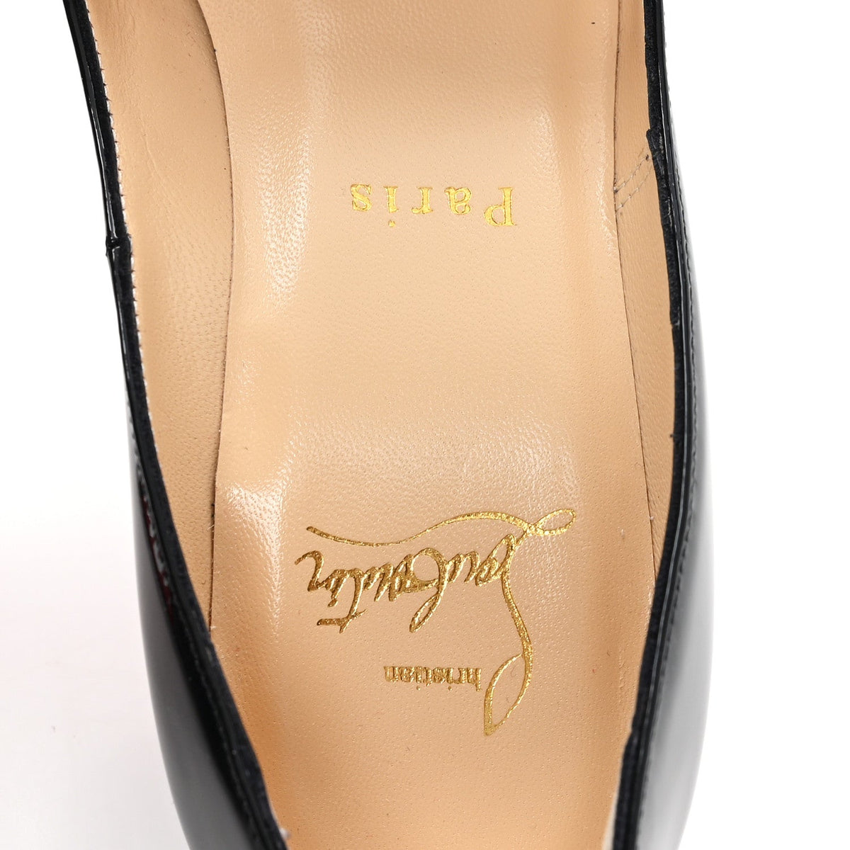 Patent New Very Prive 120mm Pumps 35.5 Black