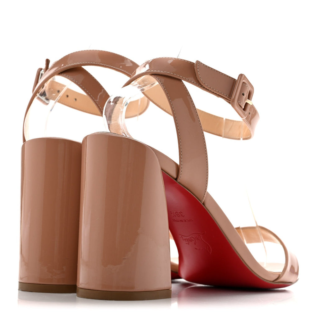 Patent Miss Sabina 85 Sandals 39.5 Nude