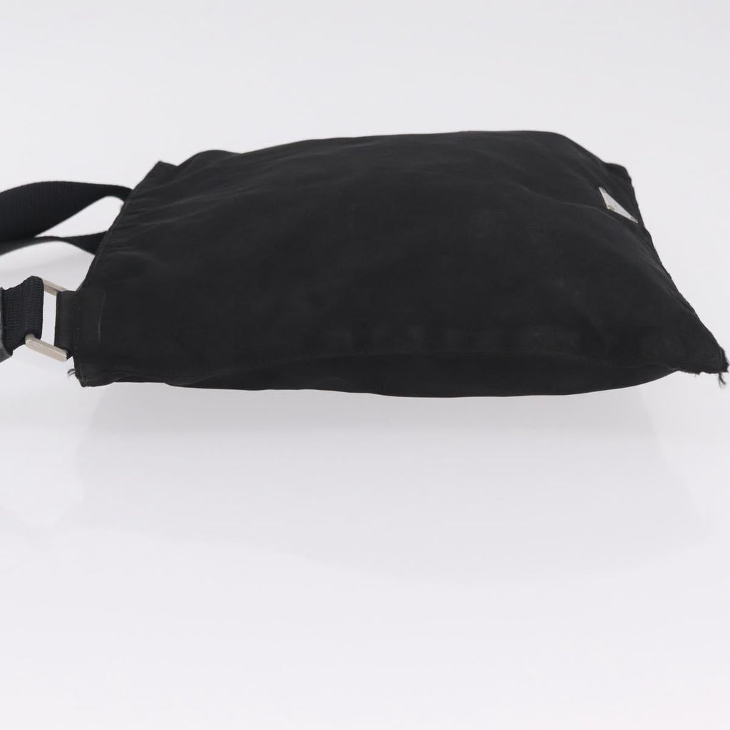 PRADA Shoulder Bag Nylon Leather 5 Set Black Purple Auth 204287