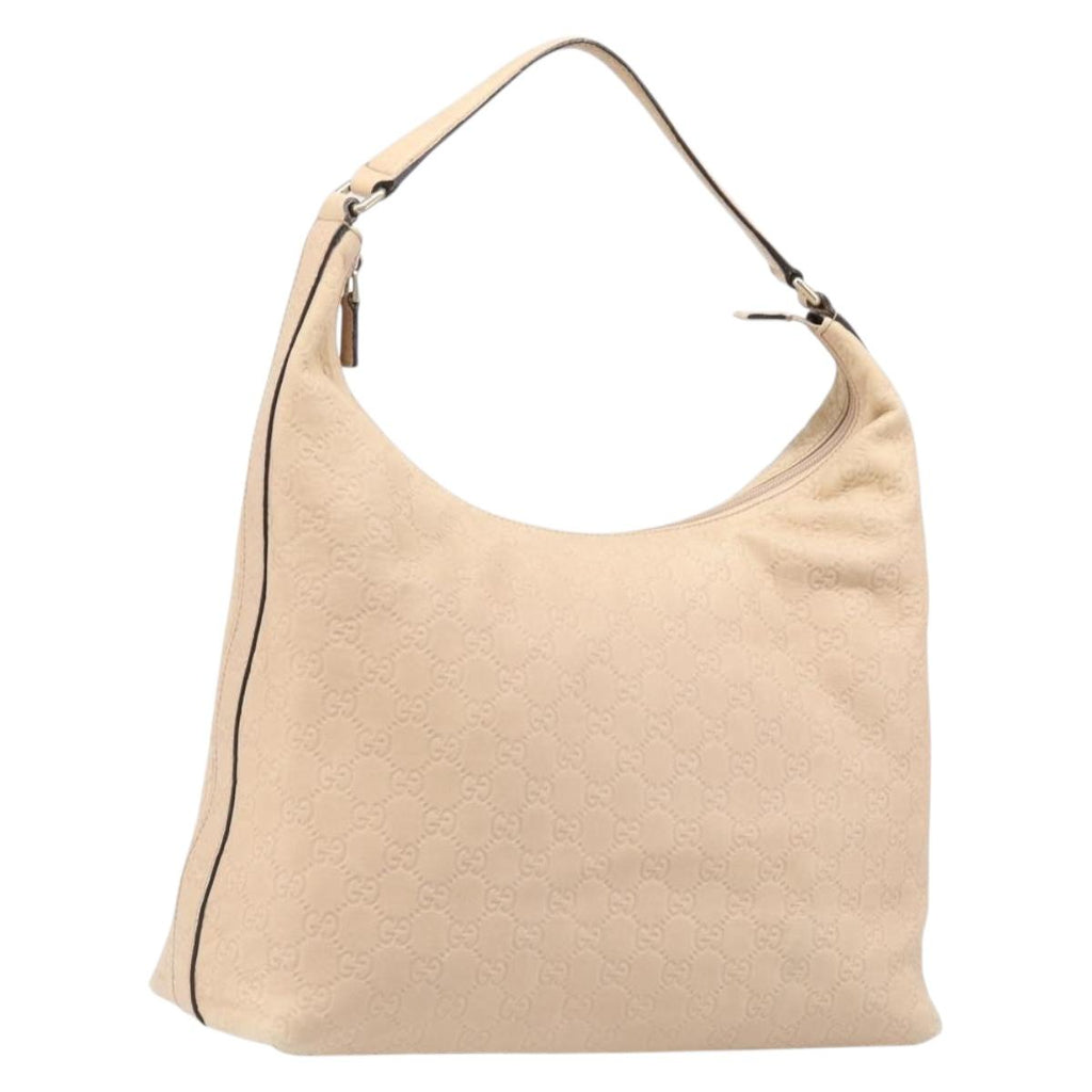 GUCCI Guccissima GG Canvas Shoulder Bag Outlet Pink Gold 257299 Auth 206078