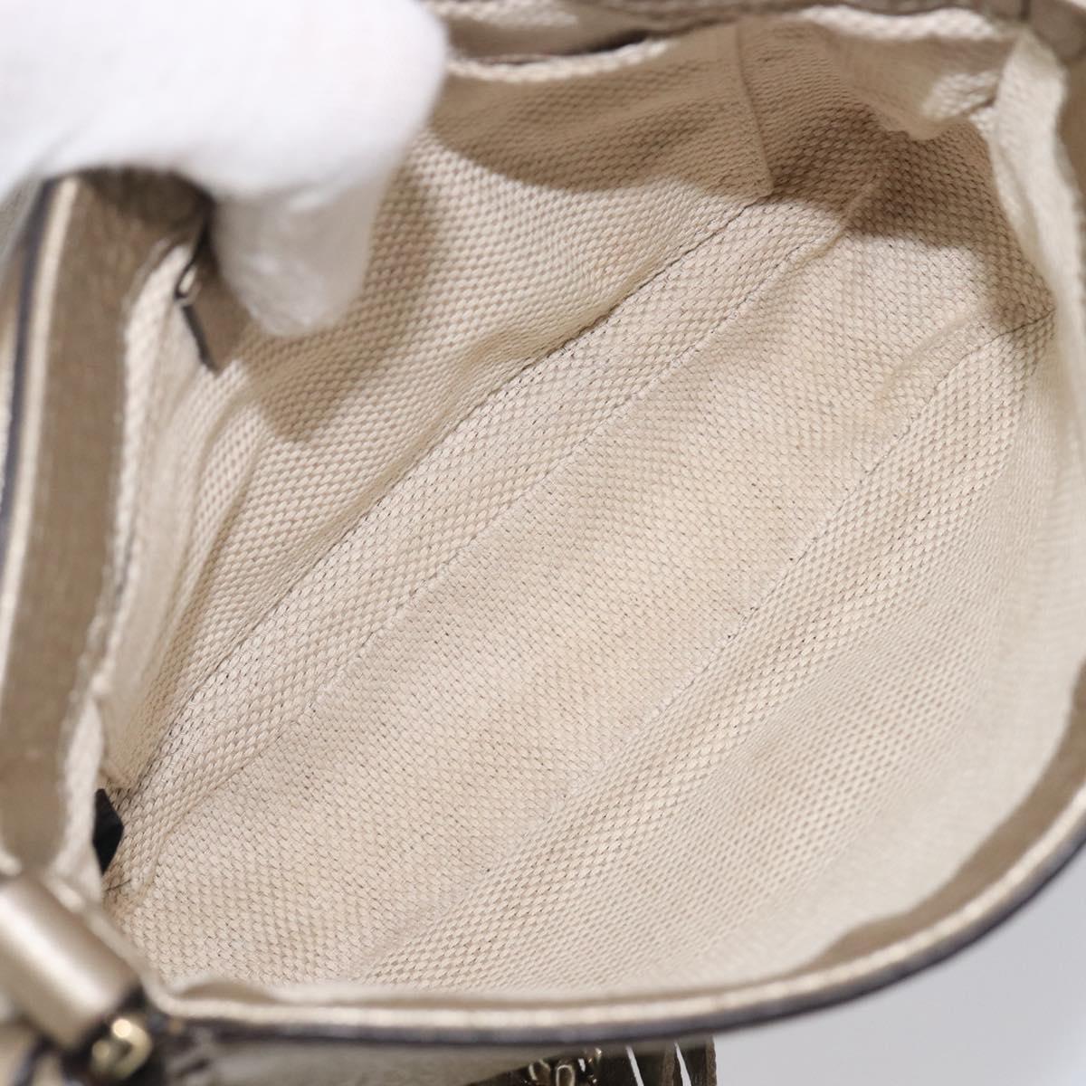 GUCCI Soho Chain Shoulder Bag Leather Gold 323190 Auth 206523A