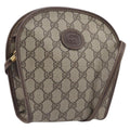 GUCCI GG Supreme Shoulder Bag PVC Beige Gold Tone 007 89 1096 Auth 207931
