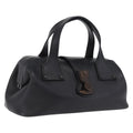 GUCCI Hand Bag Leather Black 105378 Auth 208277A
