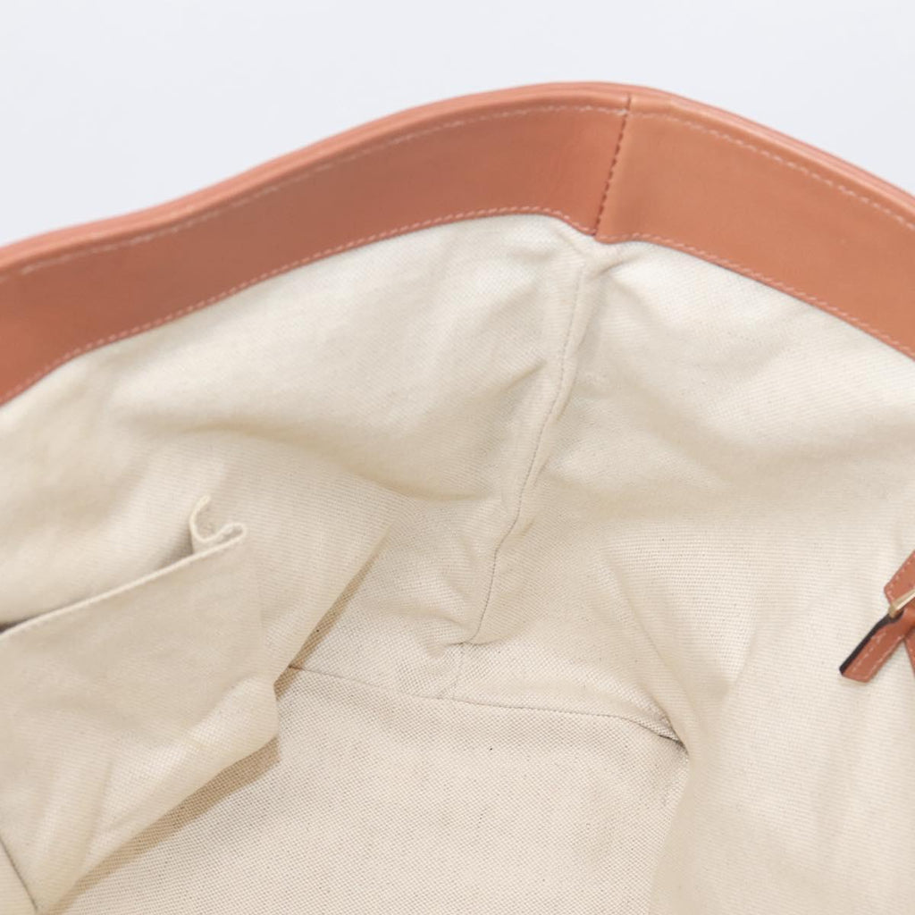 GUCCI GG Canvas Tote Bag Beige Gold 269956 Auth 209910