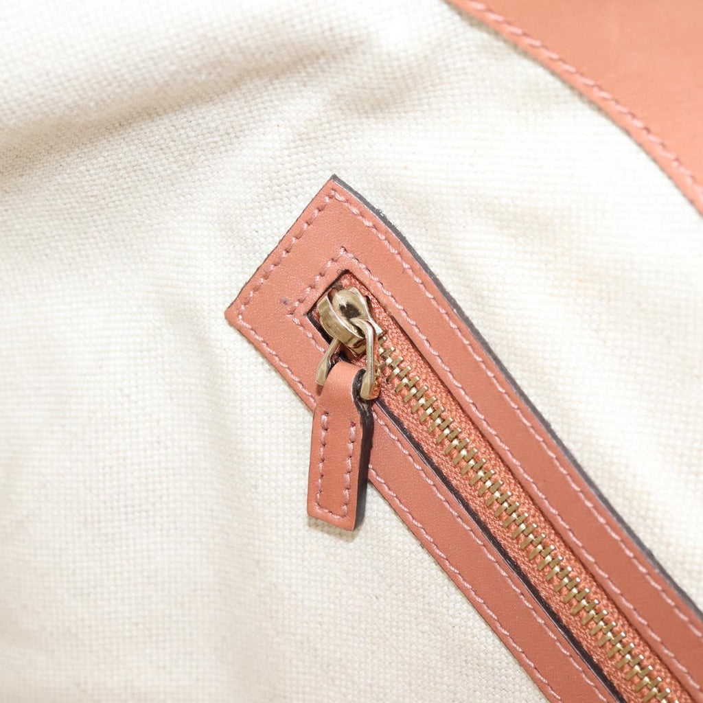 GUCCI GG Canvas Tote Bag Beige Gold 269956 Auth 209910