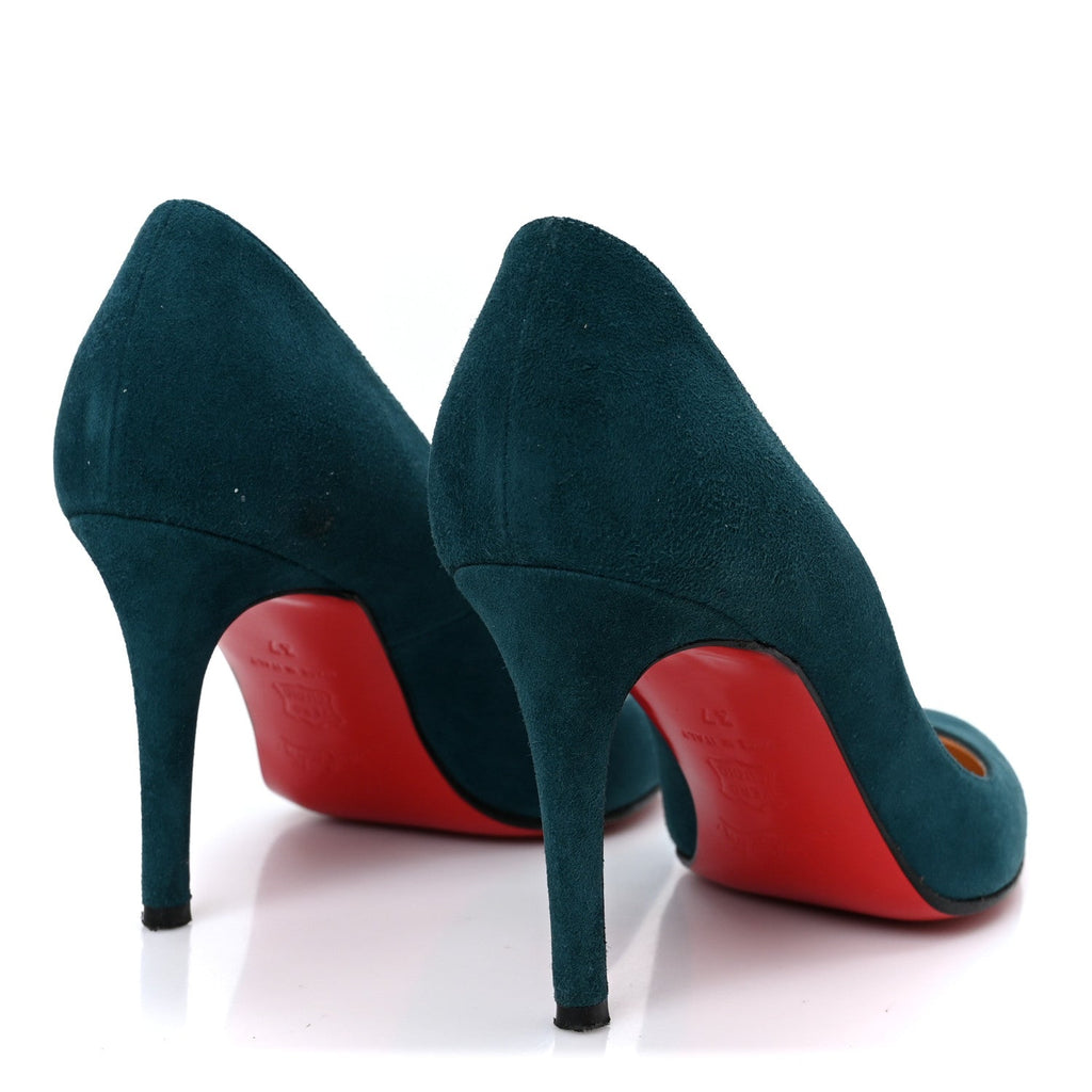 Suede Simple 85 Pumps 37 Green
