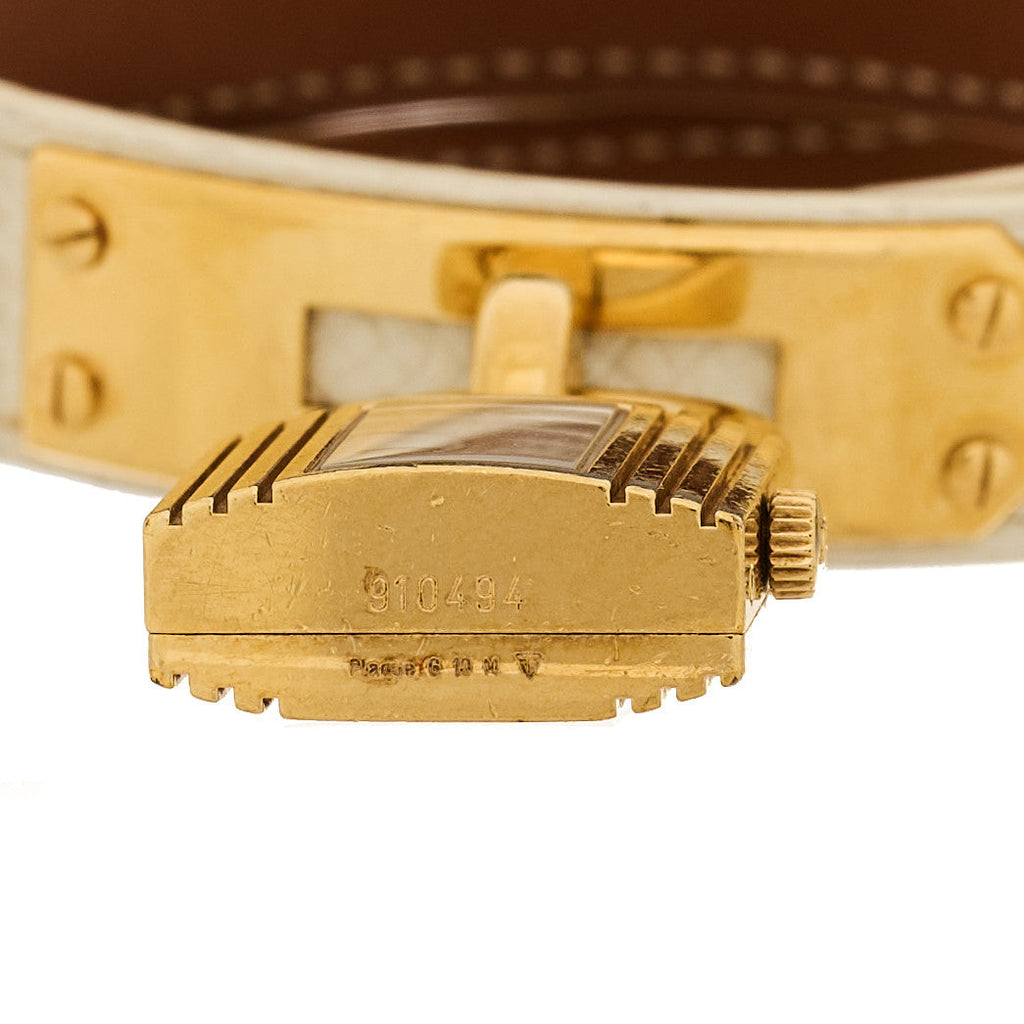 Stainless Steel Epsom 20mm Kelly Cadena Quartz Watch Craie