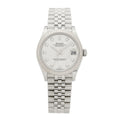 Stainless Steel 18K White Gold Diamond 31mm Oyster Perpetual Datejust Watch Silver 278274