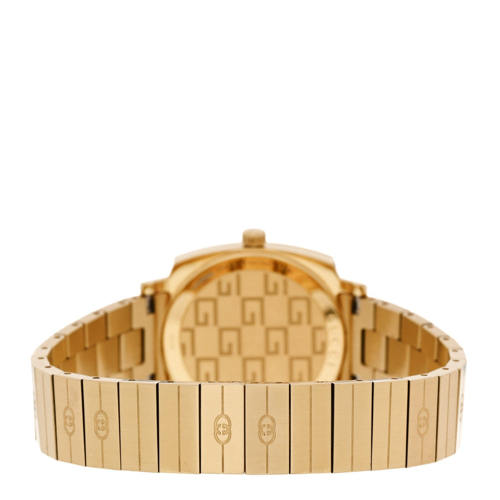 Stainless Steel 27mm Grip Quartz Watch Gold