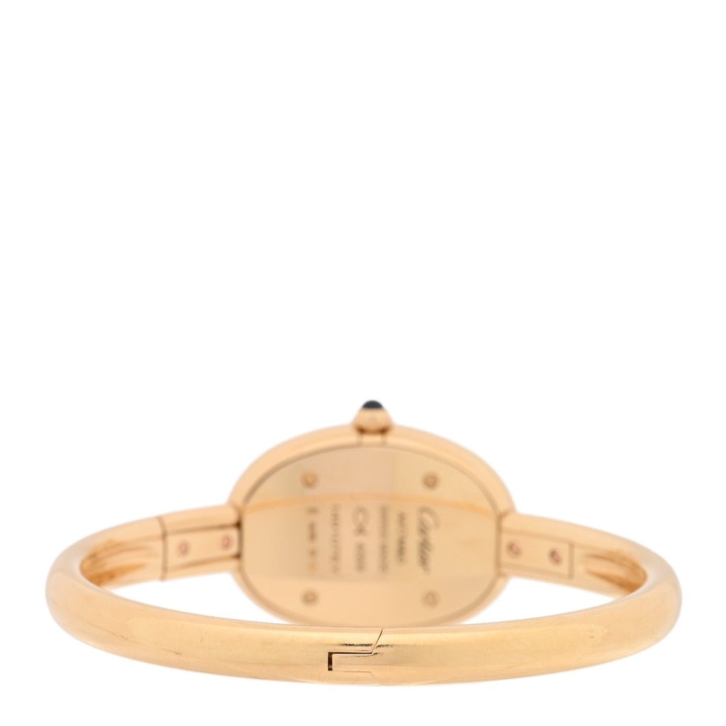 18K Yellow Gold 23mm Baignoire Quartz Watch