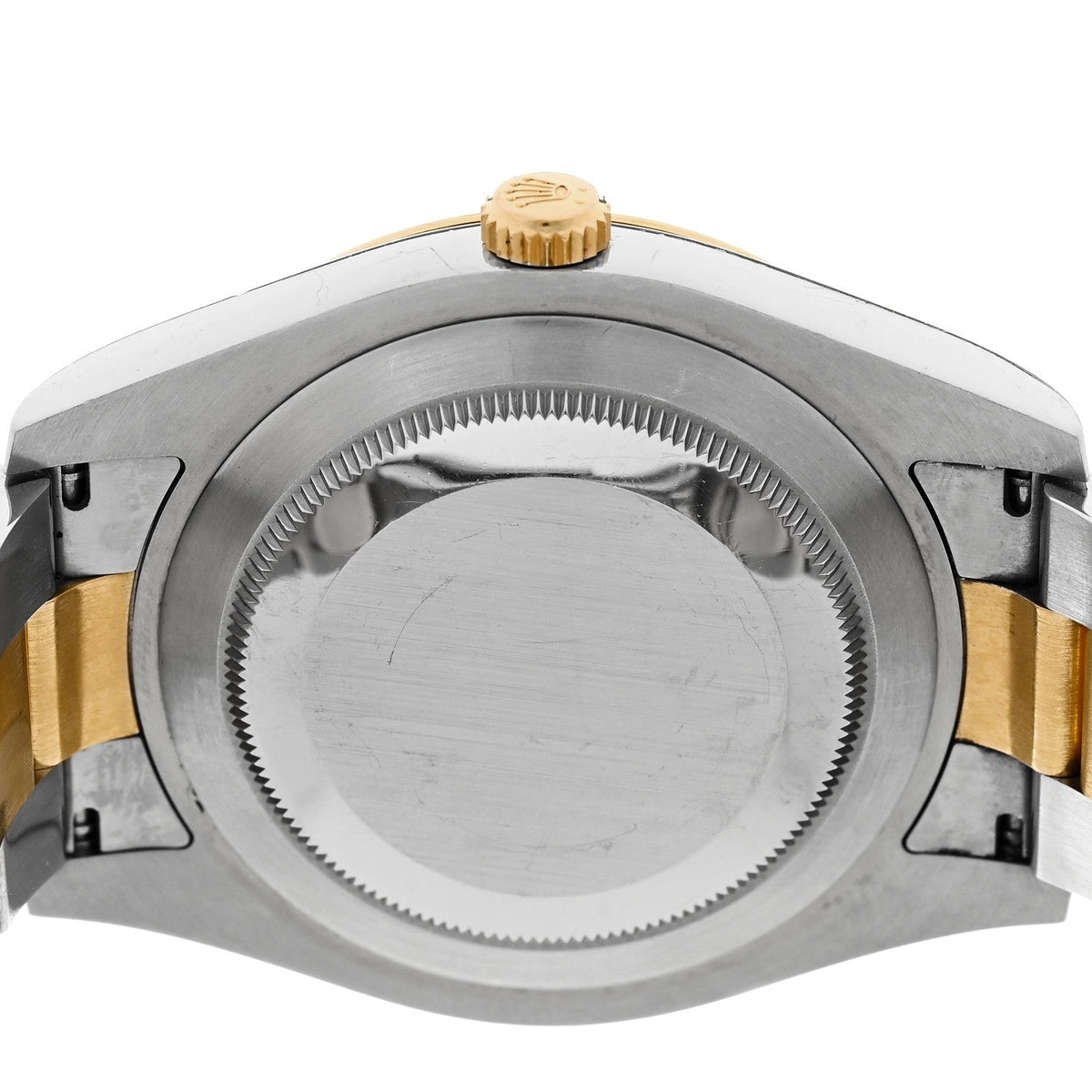 Stainless Steel 18K Yellow Gold 41mm Oyster Perpetual Datejust II Watch Black Roman 116333