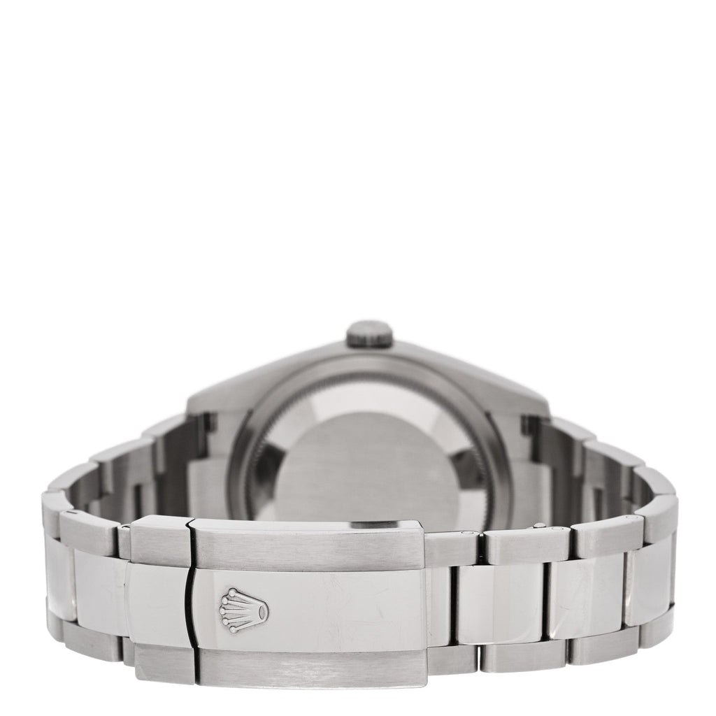 Stainless Steel 18K White Gold 36mm Oyster Perpetual Datejust Watch Mint Green 126234