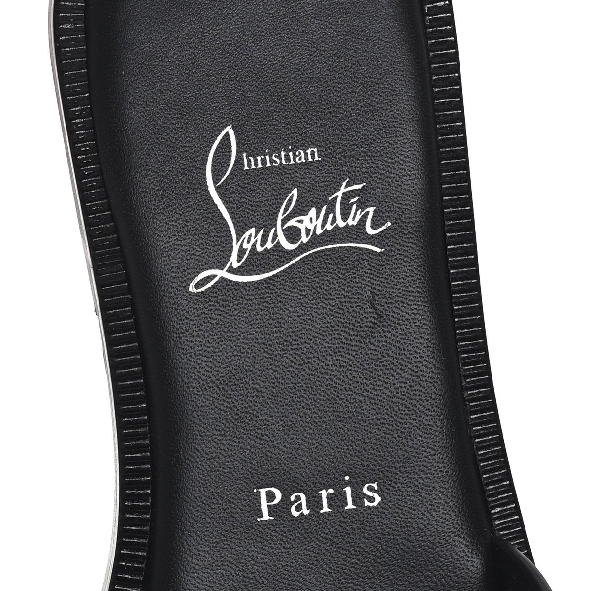 Calfskin Her In Roma Flat Slides 37.5 Black