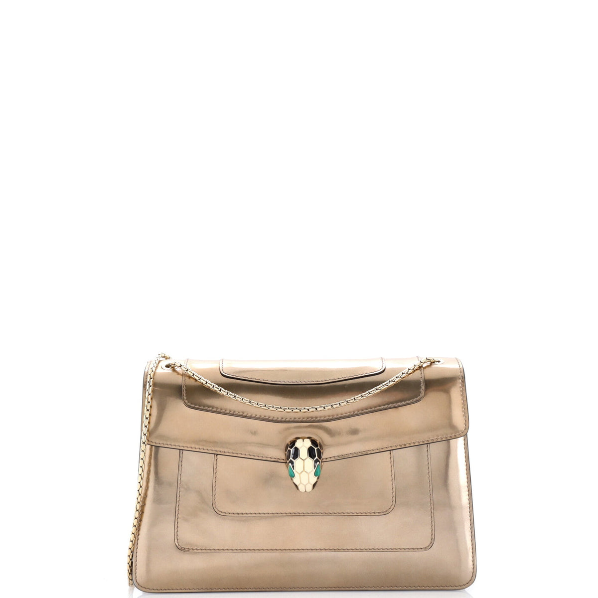 Serpenti Forever Shoulder Bag Patent Medium