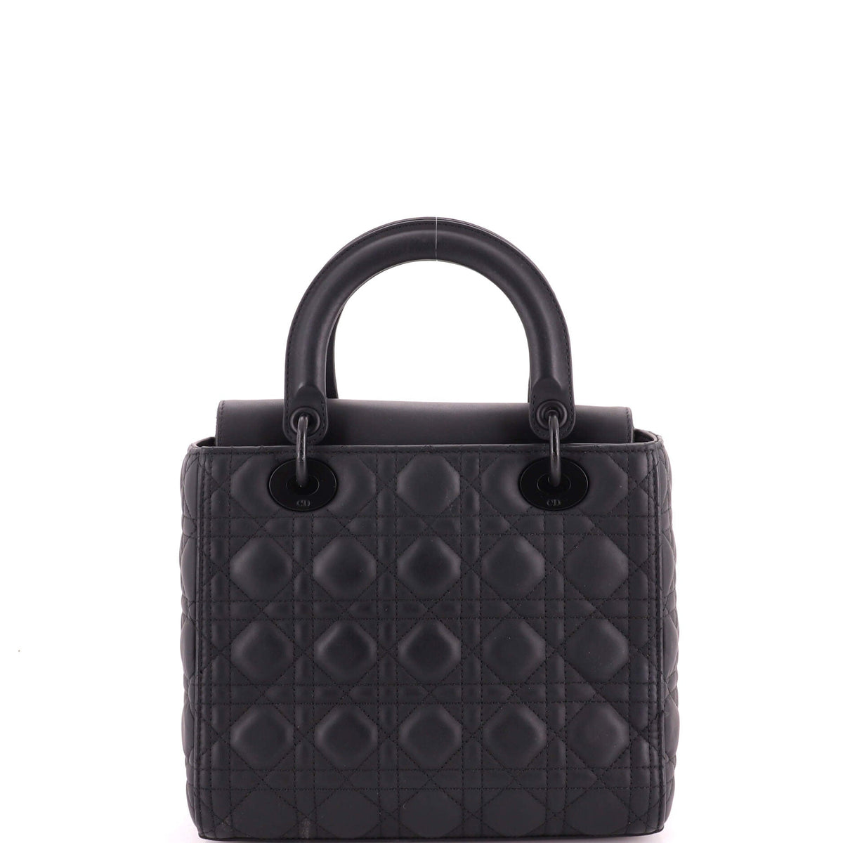 Ultra Matte Lady Dior Bag Cannage Quilt Calfskin Medium