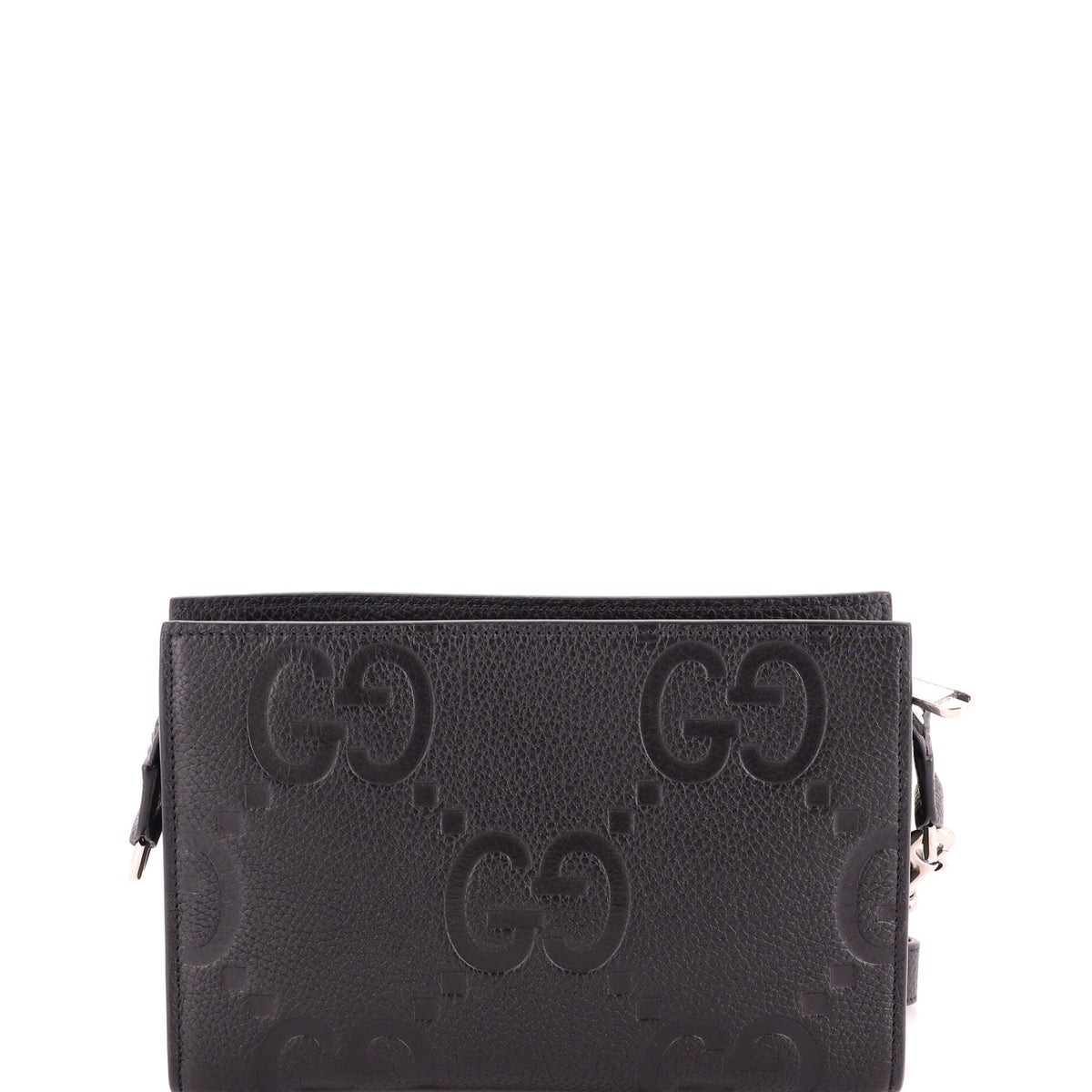 Zip Crossbody Bag Jumbo GG Embossed Leather
