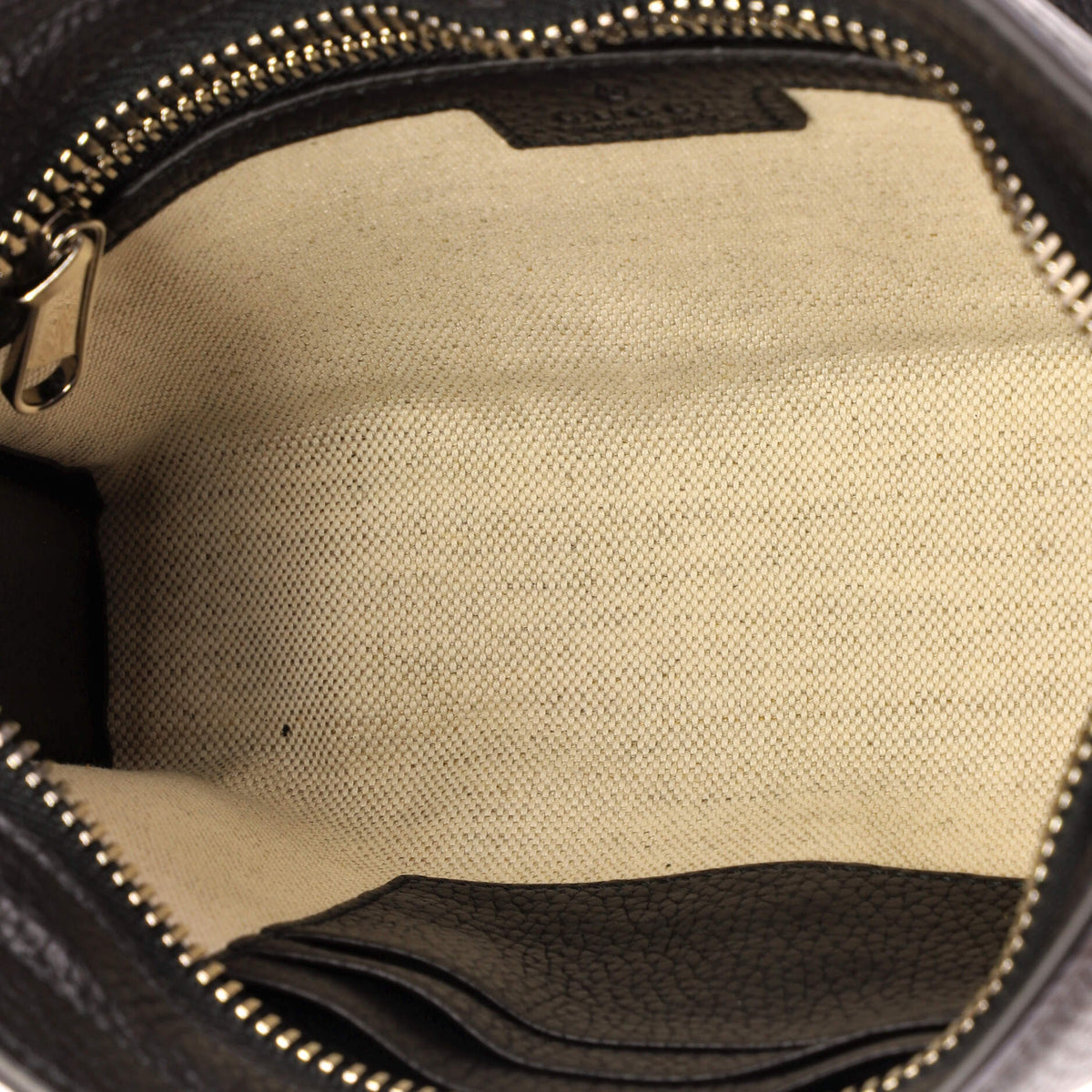 Zip Crossbody Bag Jumbo GG Embossed Leather