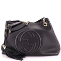 Soho Chain Strap Shoulder Bag Leather Medium