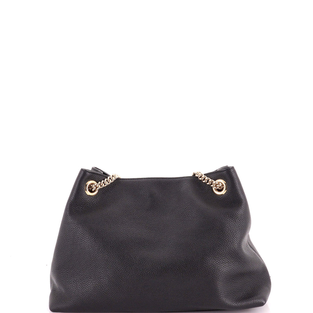 Soho Chain Strap Shoulder Bag Leather Medium
