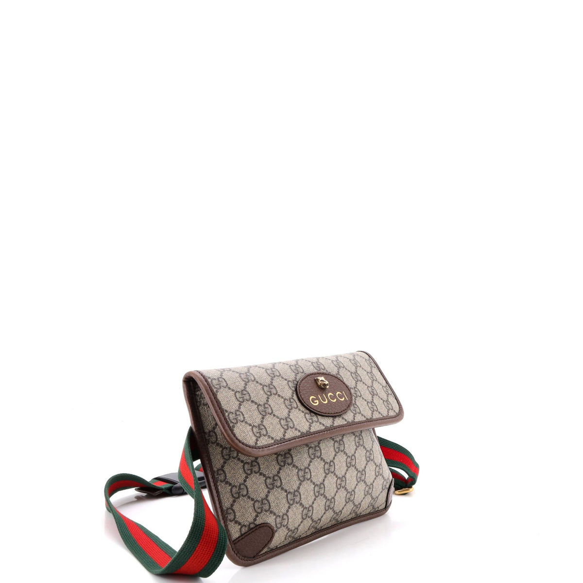 Neo Vintage Flap Belt Bag GG Coated Canvas