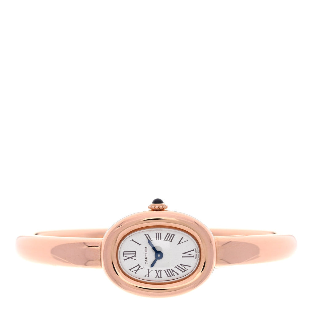 18K Pink Gold 19mm Baignoire Quartz Watch