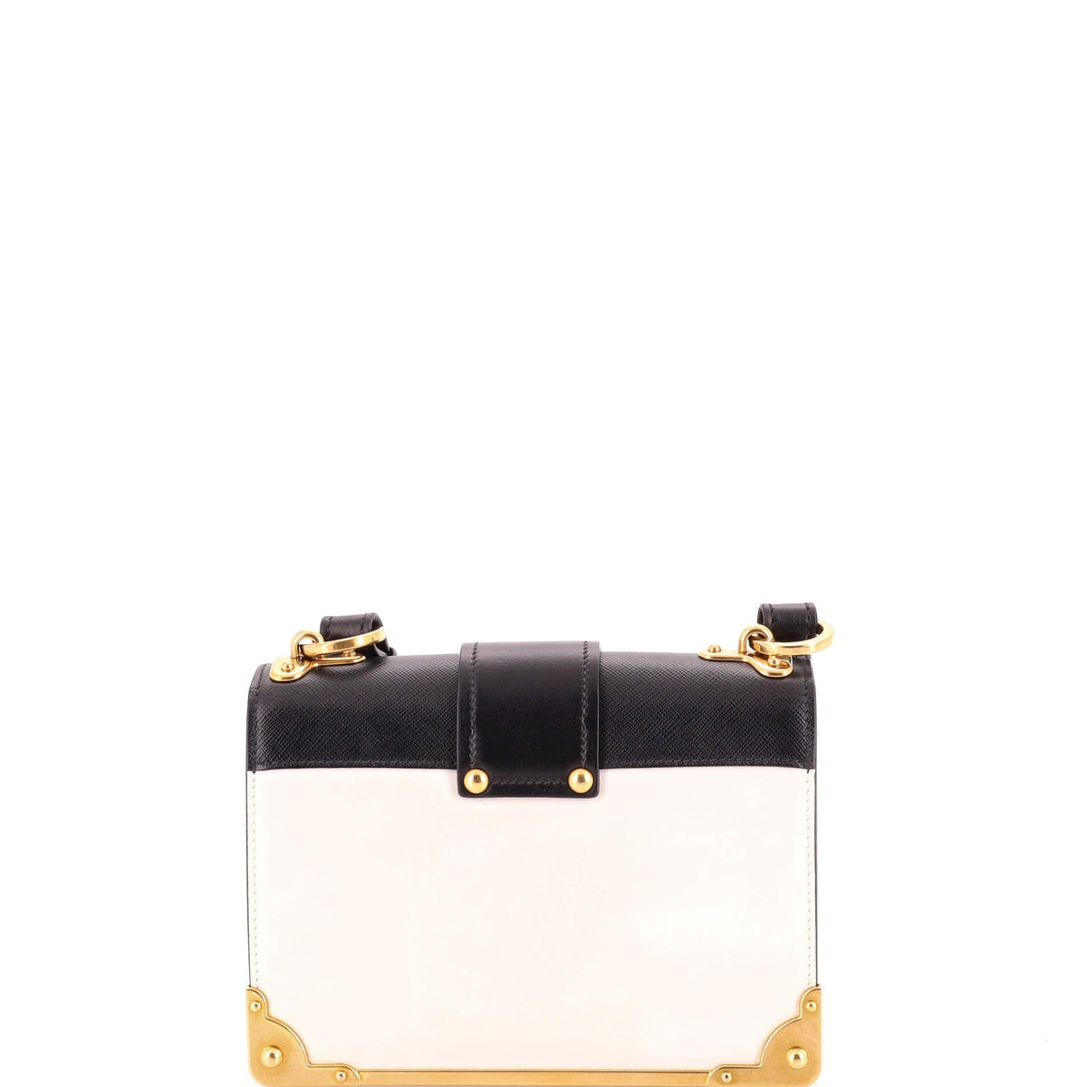 Cahier Crossbody Bag Leather and Saffiano Leather Small