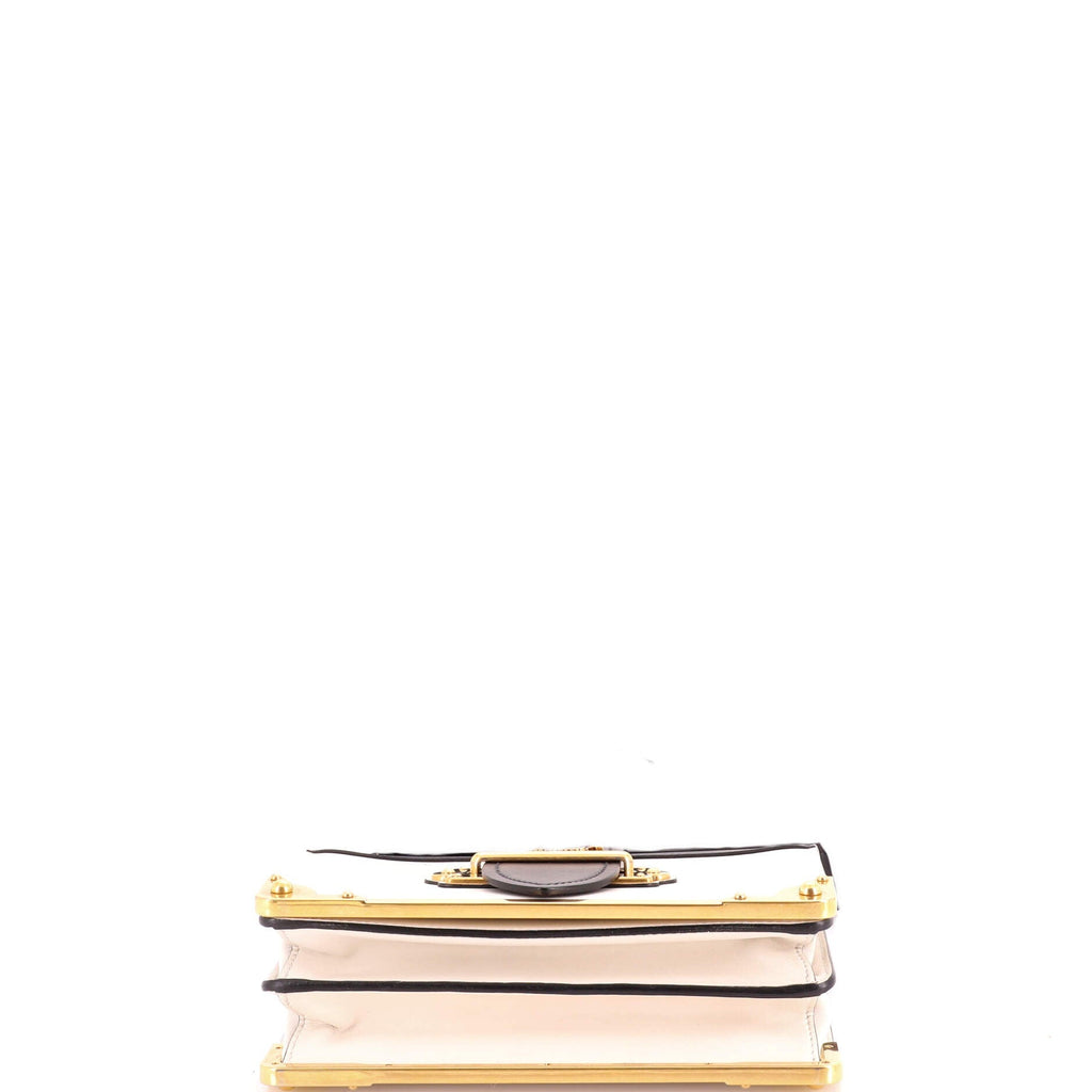 Cahier Crossbody Bag Leather and Saffiano Leather Small