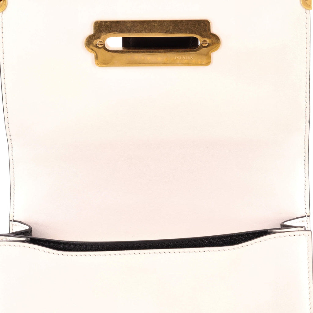 Cahier Crossbody Bag Leather and Saffiano Leather Small