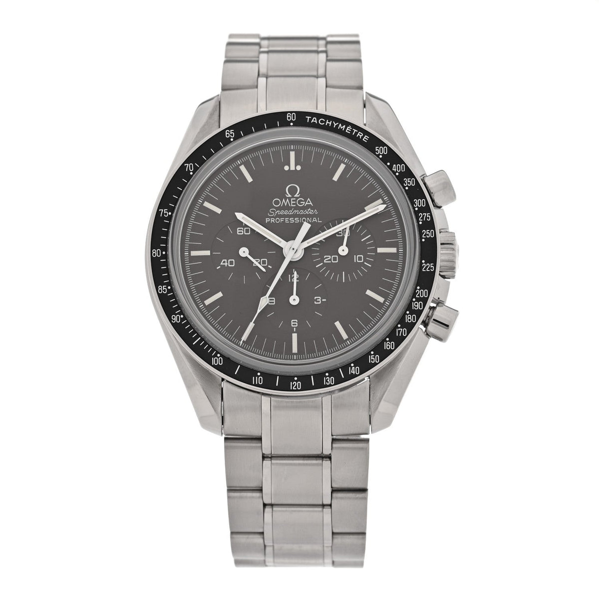 Stainless Steel 42mm Speedmaster Moonwatch Professional Chronograph Manual Winding Watch Brown 311.30.42.30.13.001