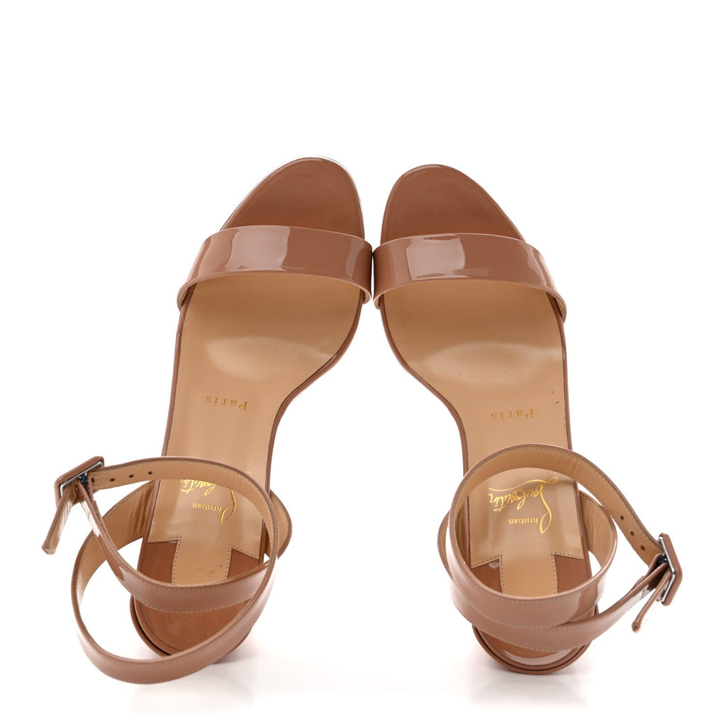 Patent Miss Sabina 85 Sandals 39.5 Nude