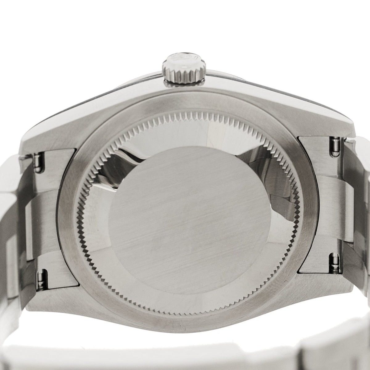Stainless Steel 34mm Oyster Perpetual Watch Lavender 124200