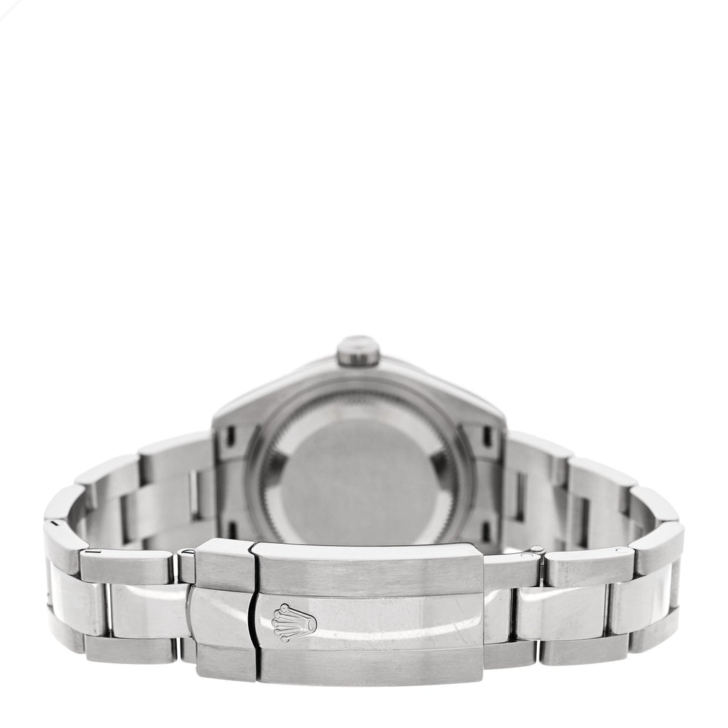Stainless Steel 18K White Gold Diamond 28mm Oyster Perpetual Datejust Watch Silver 279384RBR