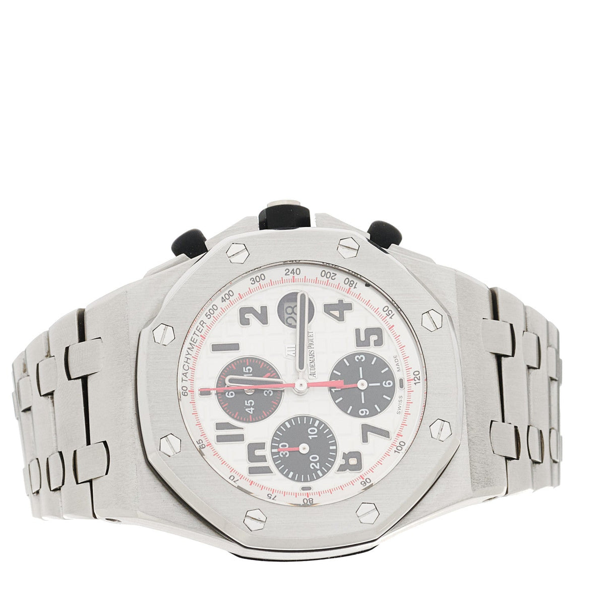 Stainless Steel 42mm Royal Oak Offshore Chronograph Automatic Watch Silver 26170ST.OO.1000ST.01