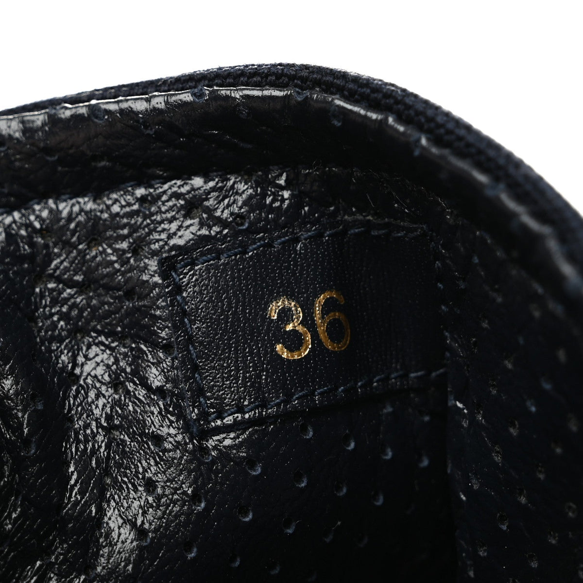 Toile Calfskin Espasneak Flat Sneaker 36 Obscur