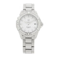 Stainless Steel Diamond Bezel Mother of Pearl 36mm Aquaracer Lady Quartz Watch WBD131C