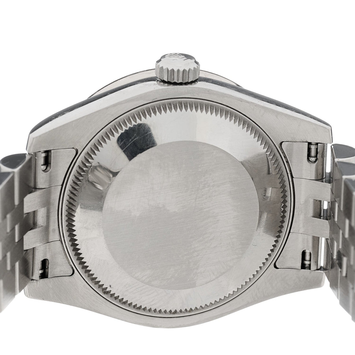 Stainless Steel 18K White Gold Diamond Bezel 31mm Oyster Perpetual Datejust Watch Silver 278384RBR