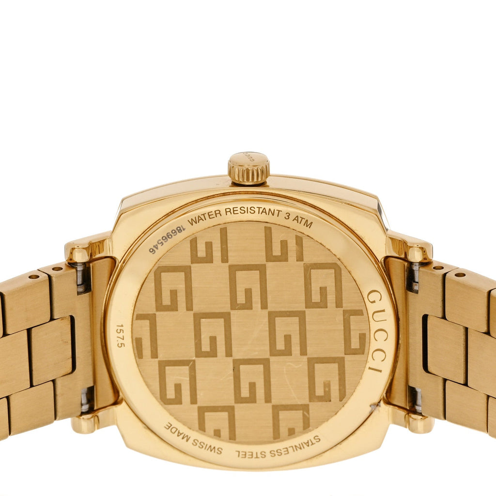 Stainless Steel 27mm Grip Quartz Watch Gold