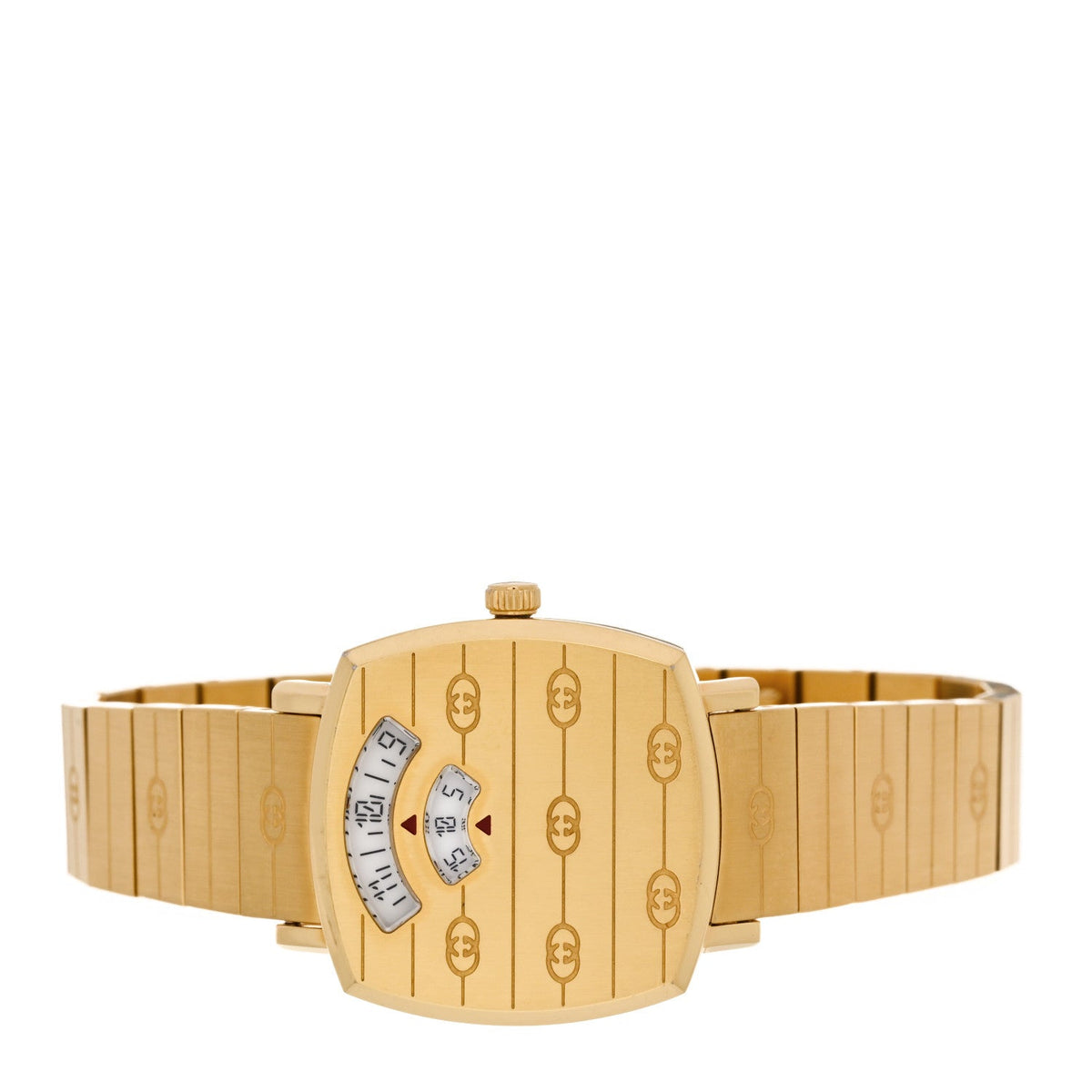 Stainless Steel 27mm Grip Quartz Watch Gold