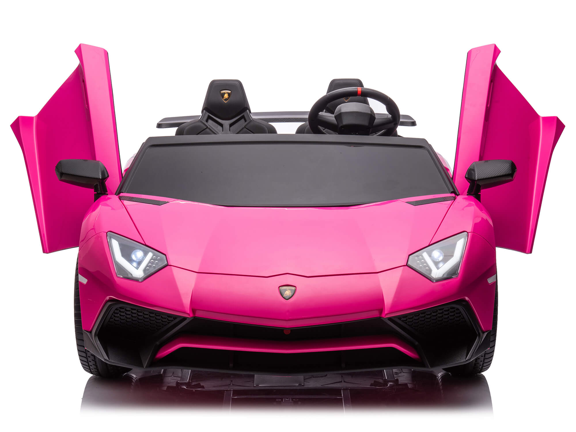 24V Lamborghini Aventador 2 Seater Ride on Car for Kids - Pink