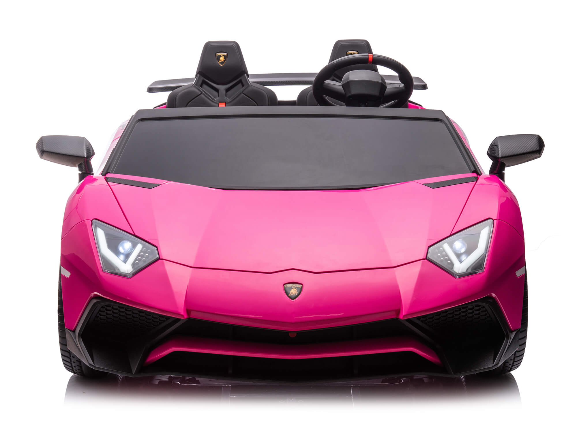 24V Lamborghini Aventador 2 Seater Ride on Car for Kids - Pink