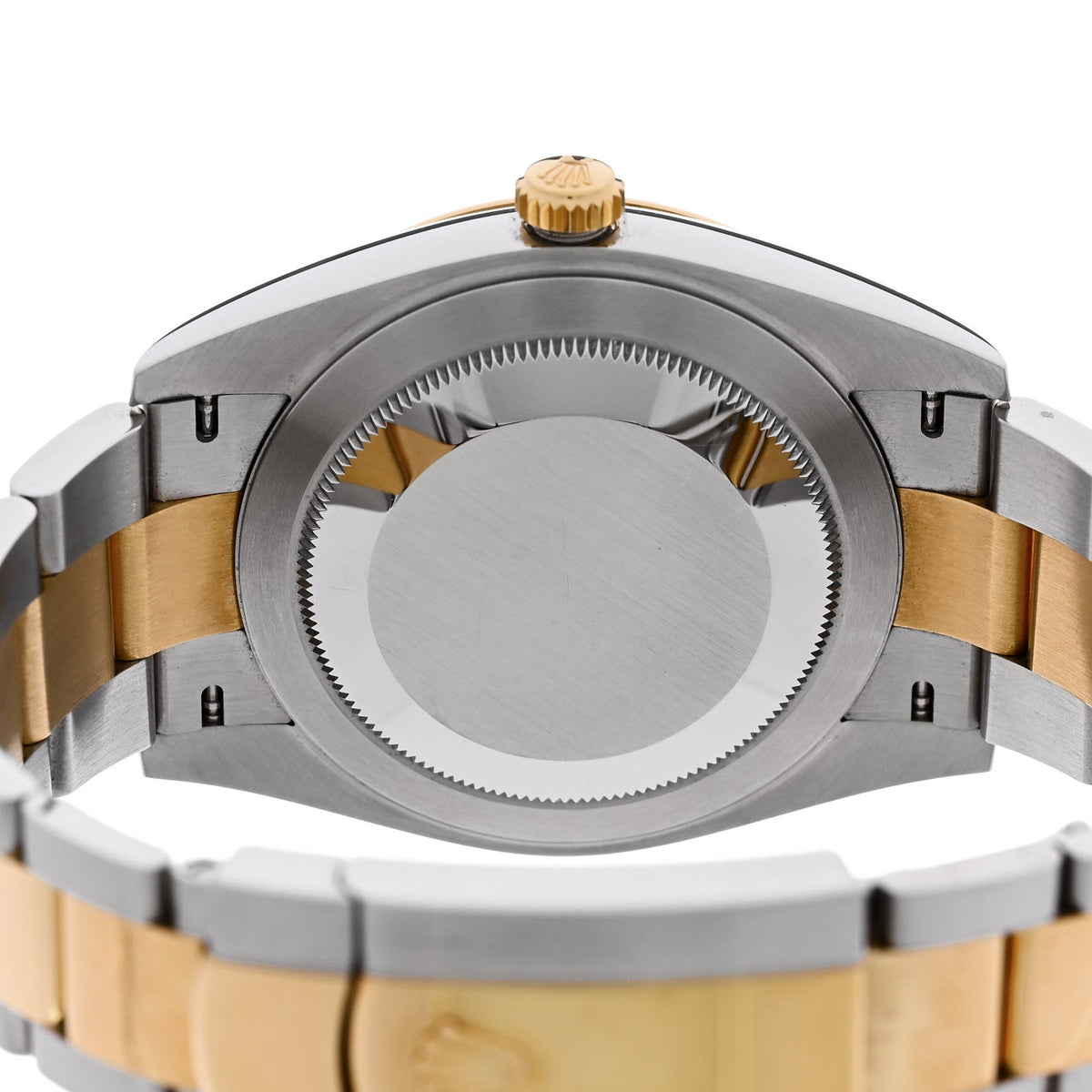 Stainless Steel 18K Yellow Gold Diamond 41mm Oyster Perpetual Datejust Watch Champagne 126333