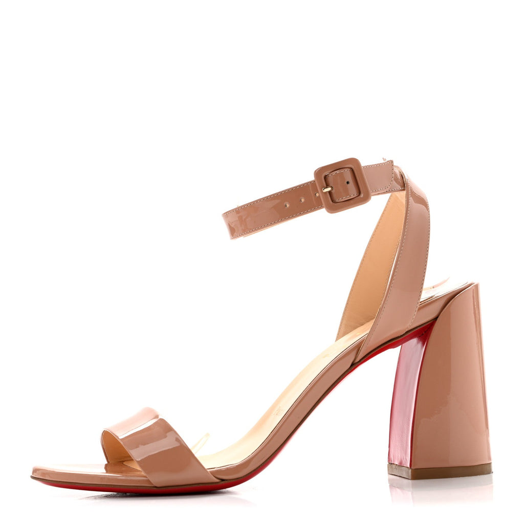 Patent Miss Sabina 85 Sandals 39.5 Nude