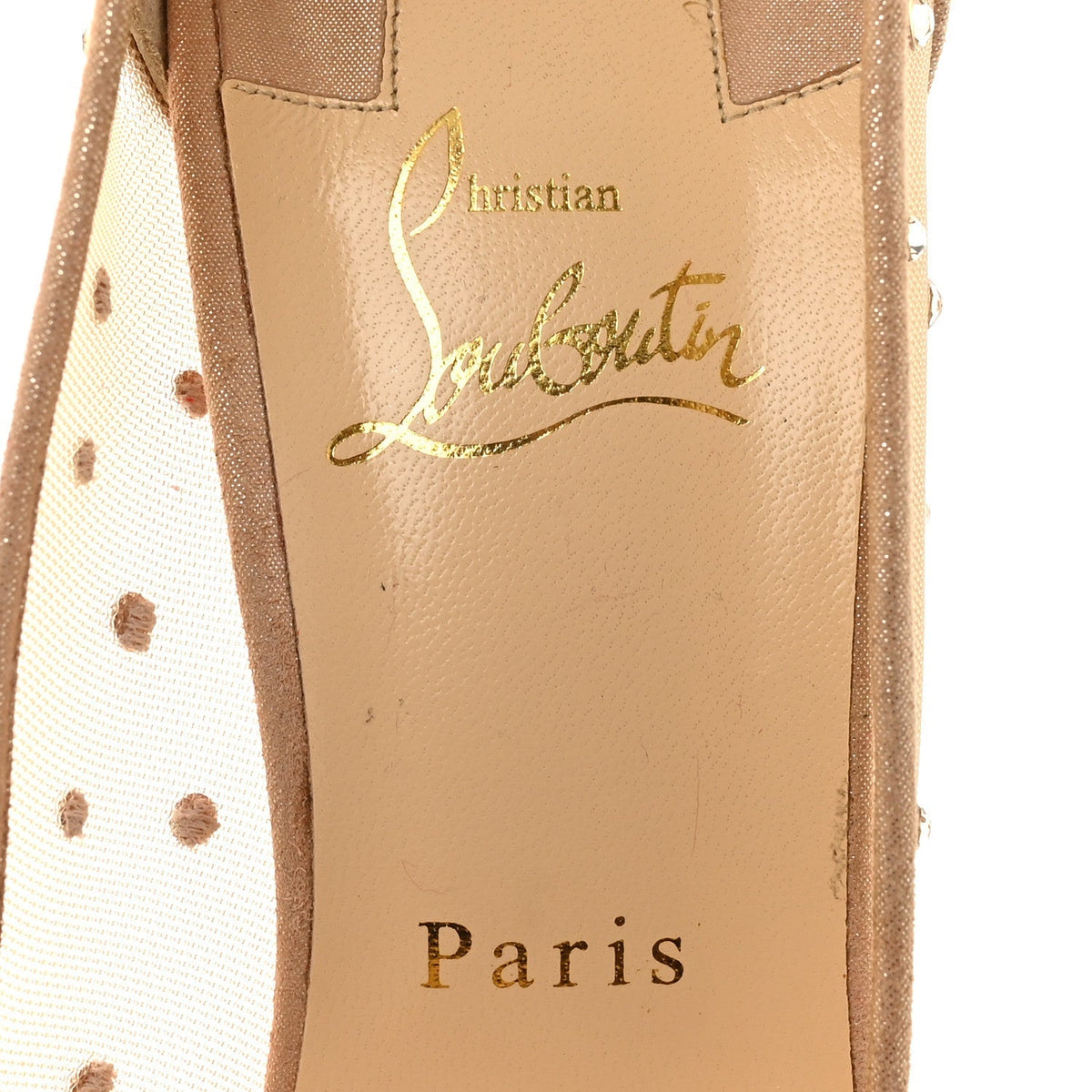 Suede Lame Crystal Strass Follies 100 Pumps 40 Light Silk