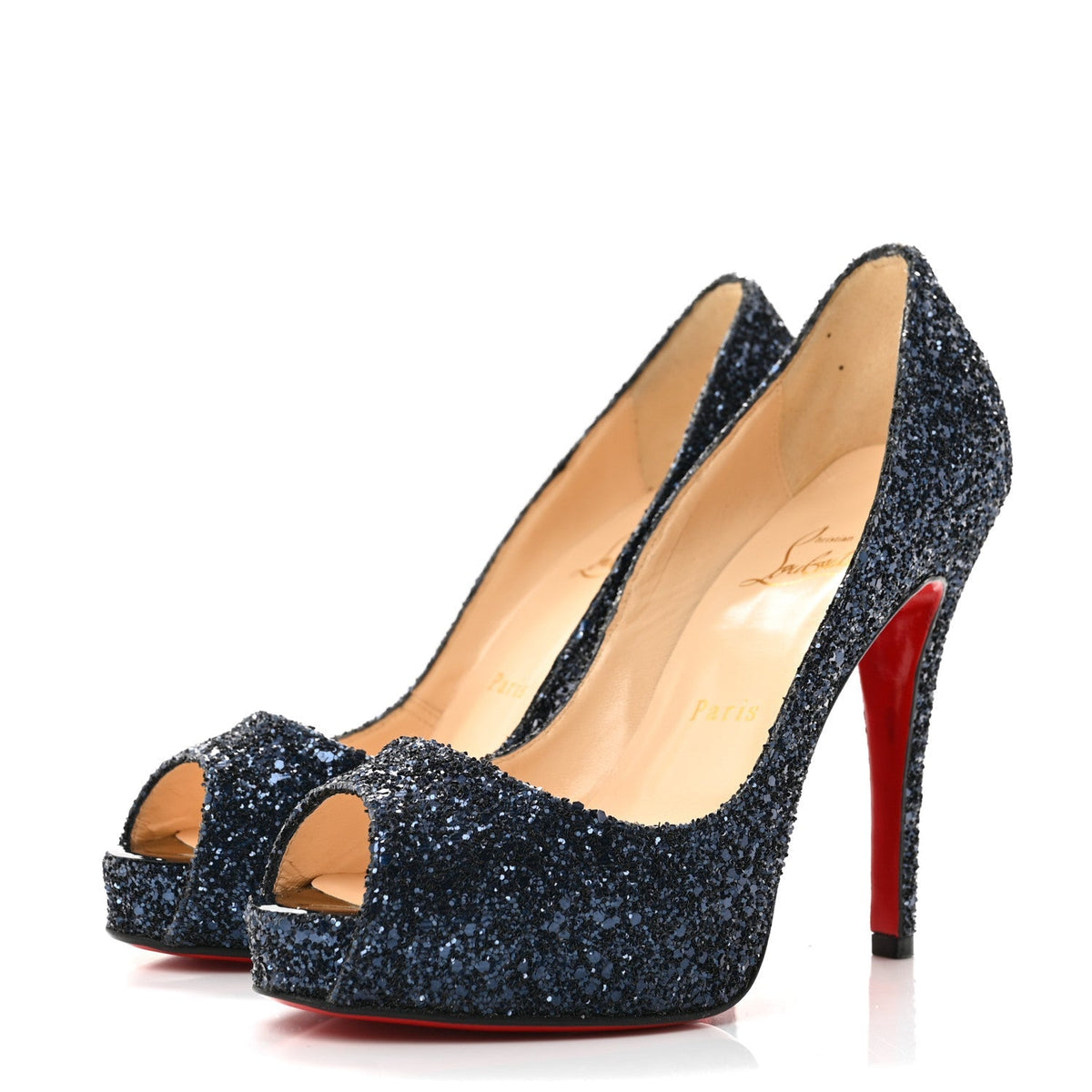 Glitter Very Prive 120 Pumps 37 Bleu Marine