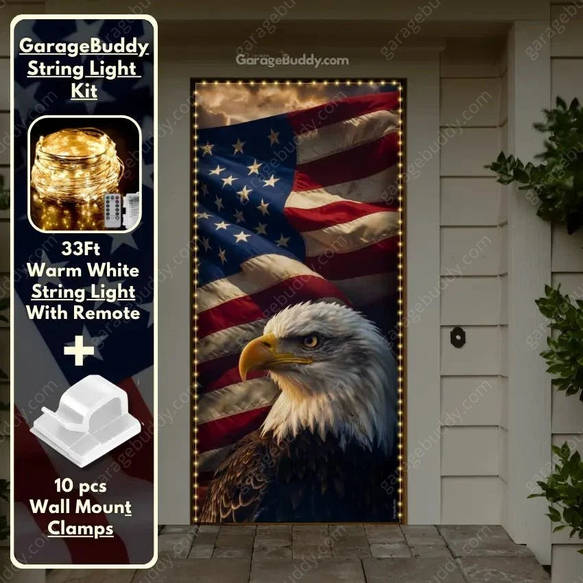 American Patriotic Front Door Covers