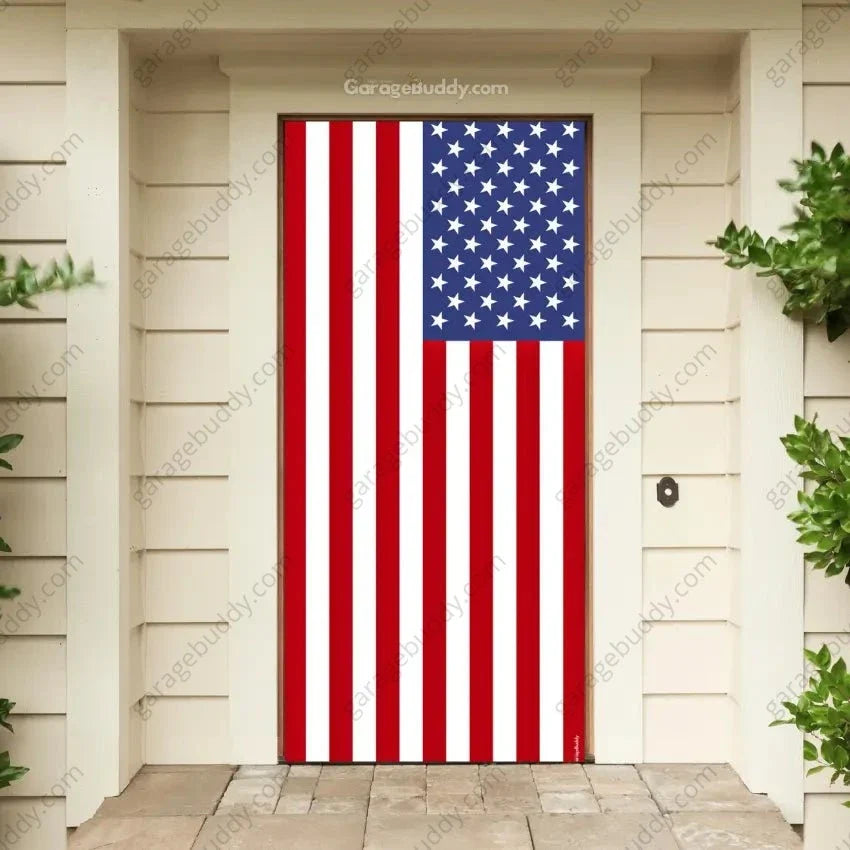 American Patriotic Front Door Covers